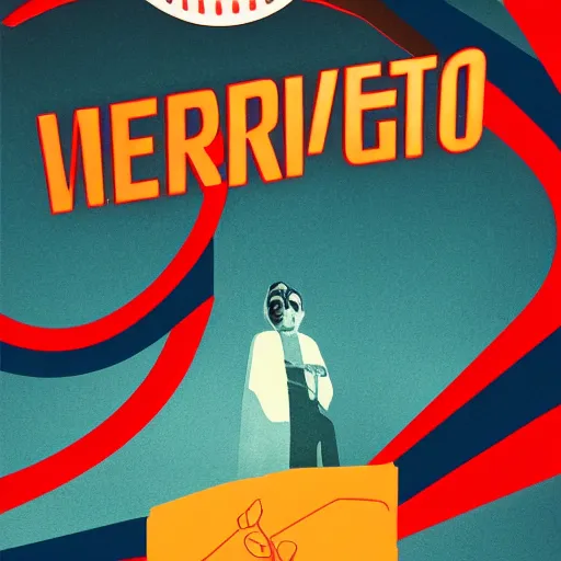 Image similar to vertigo movie poster digital illustration