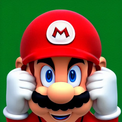 Image similar to super mario in real life, highly detailed, shot on iphone 1 3, photorealistic