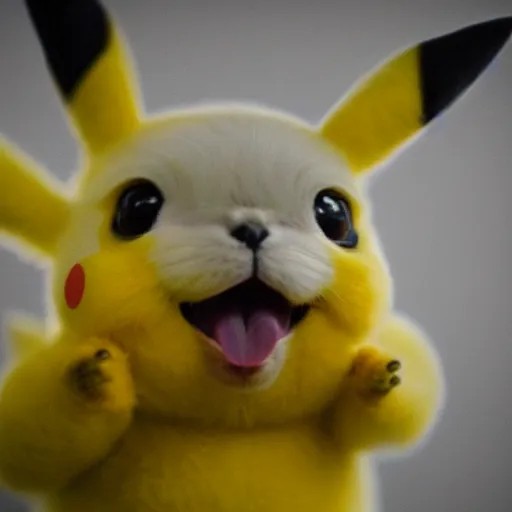 Image similar to real life pikachu, professional photography, national geographic