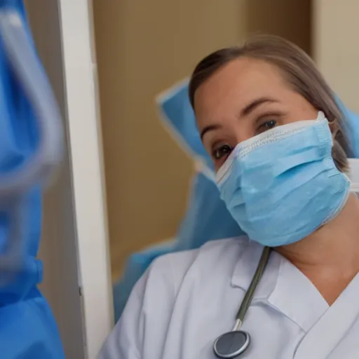 Image similar to nurses mask patient hospital