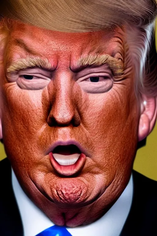 Image similar to donald trump, sports illustrated cover photo, high detail, sharp focus