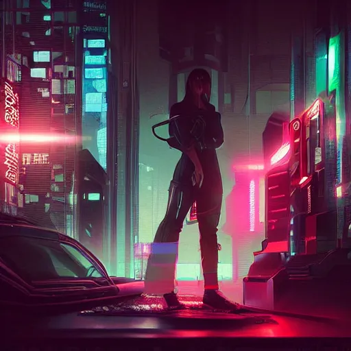 Prompt: New people becoming members, cyberpunk style, digital painting, artstation, concept art, smooth, sharp focus, hyperrealistic, illustration, artstation trending, octane render, unreal engine, ambient light, dynamic lighting, manga style, cyberpunk, magical, dark vibes, green, purple and red colors