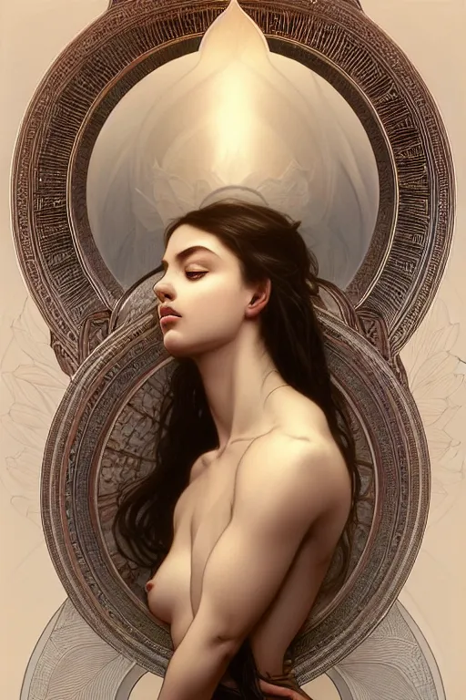 Image similar to perfectly detailed lotus!!! blessed by nature with ever - increasing physical mental perfection, symmetrical! intricate, sensual features, highly detailed, biblical divine holy perfection!! digital painting, artstation, concept art, smooth, sharp focus, illustration, art by artgerm and greg rutkowski and alphonse mucha