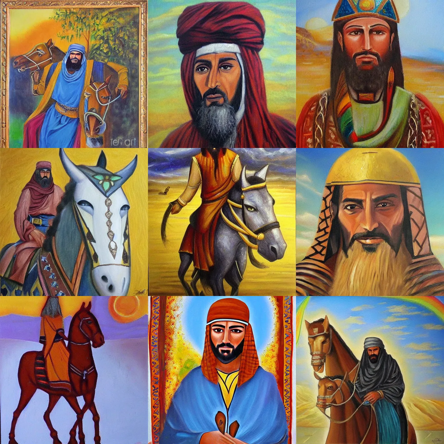 Prompt: saladin, beautiful oil painting, kurdish!!, award winning art