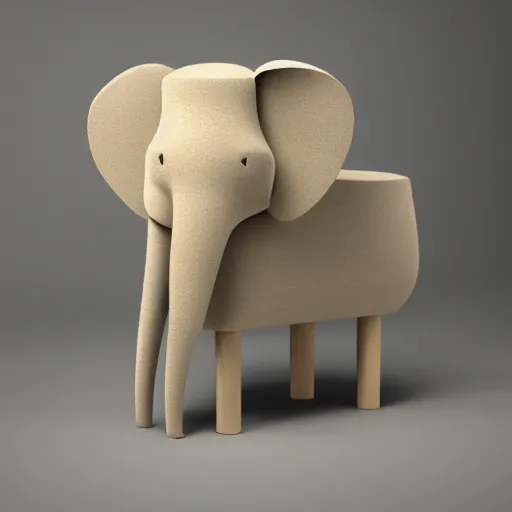 Elephant on a chair hot sale