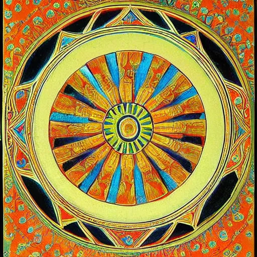 Prompt: indian mandala drawing by pablo picasso, high detailed, denoised, centered, wow