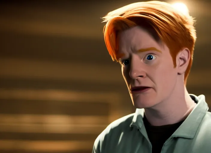 Image similar to film still of philip j fry in the new scifi movie, 4 k