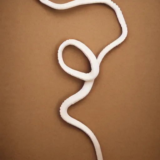 Image similar to cardboard cutout of tentacles, cut out of brown corrugated cardboard, realistic, cardboard cutout, flat, hyperrealistic photography