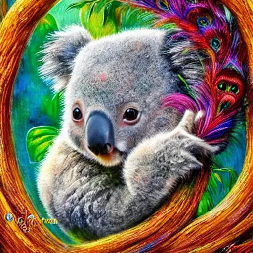 How to Paint a Koala in Watercolor and Capture Ticking in Fur