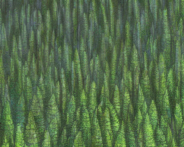 Image similar to A forested logging valley with great walls, the Avolynn Vallience, digital art, detailed, hyper-realistic