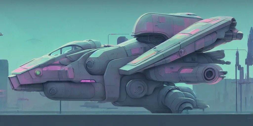 Image similar to hard surface shape form exploration, detailed, artstation, 8 k, sci - fi, pastel colors, props, panel, concept, simon stalenhag, in watercolor gouache detailed paintings, moebius, blueprint, building, modular, speeder, vehicles, pod racer, spaceship