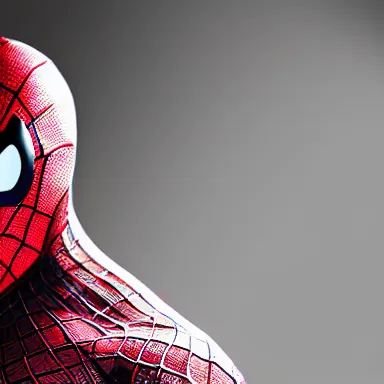 Image similar to profile picture of morbidly obese spiderman