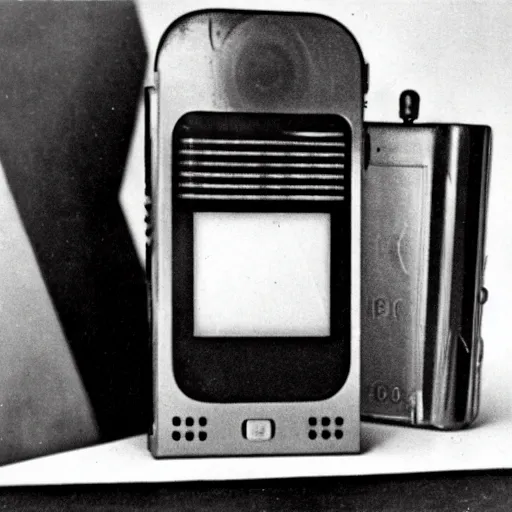 Image similar to a photo of an iPod manufactured in the 1930s, 1935