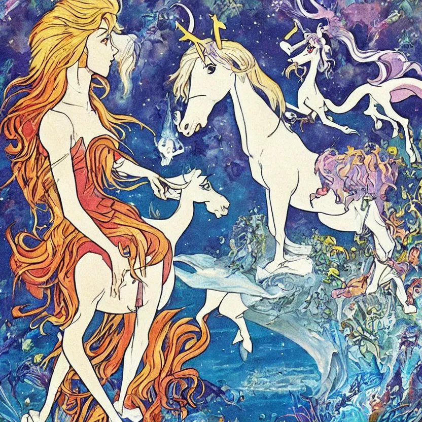 Image similar to the last unicorn 1 9 8 2