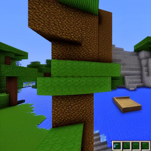 Image similar to screenshot of minecraft