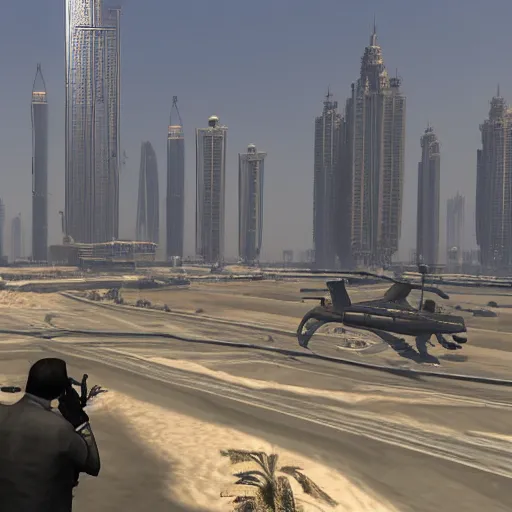 Prompt: gta : dubai, helltaker