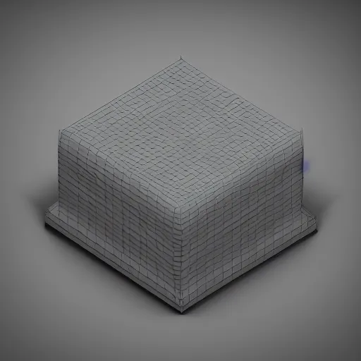 Image similar to 3 d object of hat rendered in isometric in 3 d game, isometric art, centralised, mohamed chahin, blender cycles render ultra detail, no background