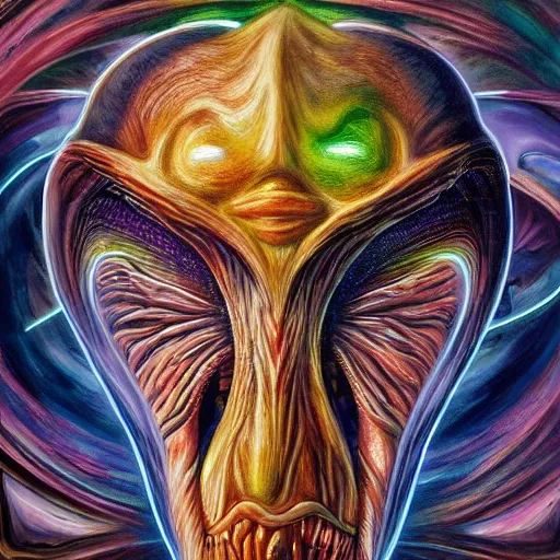 Prompt: intergalactic abstract alien anatomy otherworldly detailed maximalist hyperrealism medical art by bryan christie 8 k medical journal page