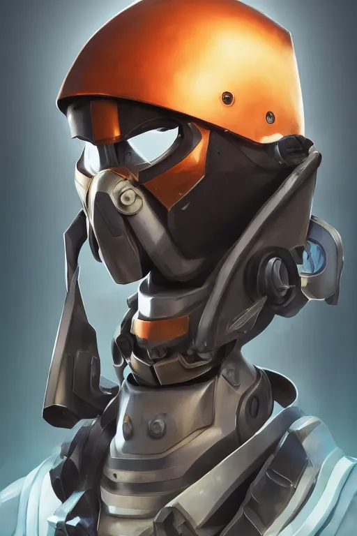 Image similar to epic mask helmet robot ninja portrait stylized as fornite style game design fanart by concept artist gervasio canda, behance hd by jesper ejsing, by rhads, makoto shinkai and lois van baarle, ilya kuvshinov, rossdraws global illumination radiating a glowing aura global illumination ray tracing hdr render in unreal engine 5