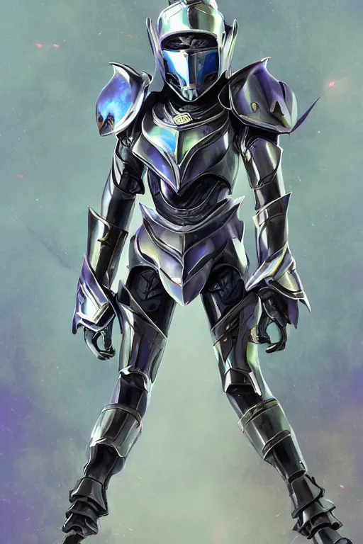 Image similar to helmet armor guardian destiny in witch queen illumination ray tracing hdr fanart arstation by sung choi robot ninja mask and eric pfeiffer and gabriel garza and casper konefal