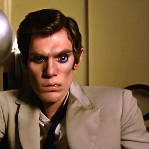 Image similar to Live Action Still of Jerma in A Clockwork Orange, real life, hyperrealistic, ultra realistic, realistic, highly detailed, epic, HD quality, 8k resolution, body and headshot, film still