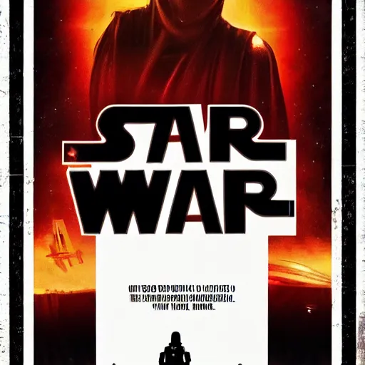 Image similar to a poster for a new Star Wars movie