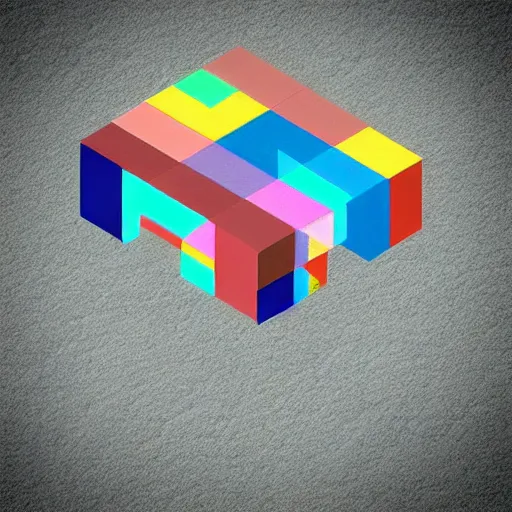 Image similar to isometric optical illusion