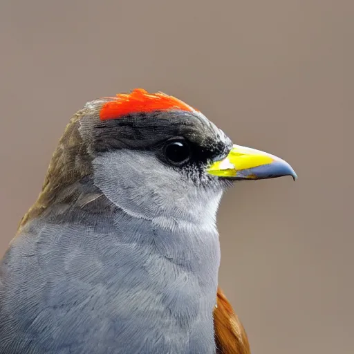 Image similar to quizzical bird stares ponderously at camera