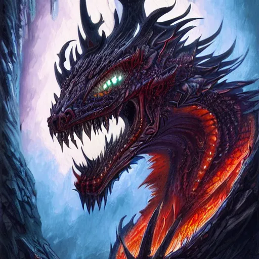 vampire dragon colorful, fantasy, intricate, highly, Stable Diffusion