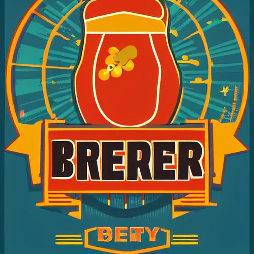 Prompt: Propaganda poster of a beer, sticker, highly detailed, colorful, illustration, drama, smooth and clean vector curves, no jagged lines, vector art, smooth