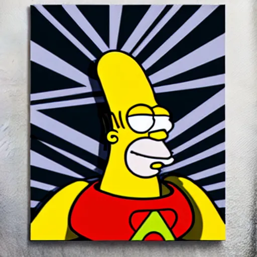 Image similar to low angle, constructivism monumental dynamic, graphic super flat style homer simpson by avant garde poet, illusion psychedelic art, shallow conceptual figurative art, cut up, flat detailed sculpture, controversial poster art, italian poster art, geometrical graffiti, no blur, low poly