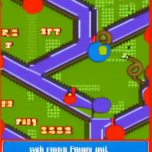 Image similar to a screenshot of frogger