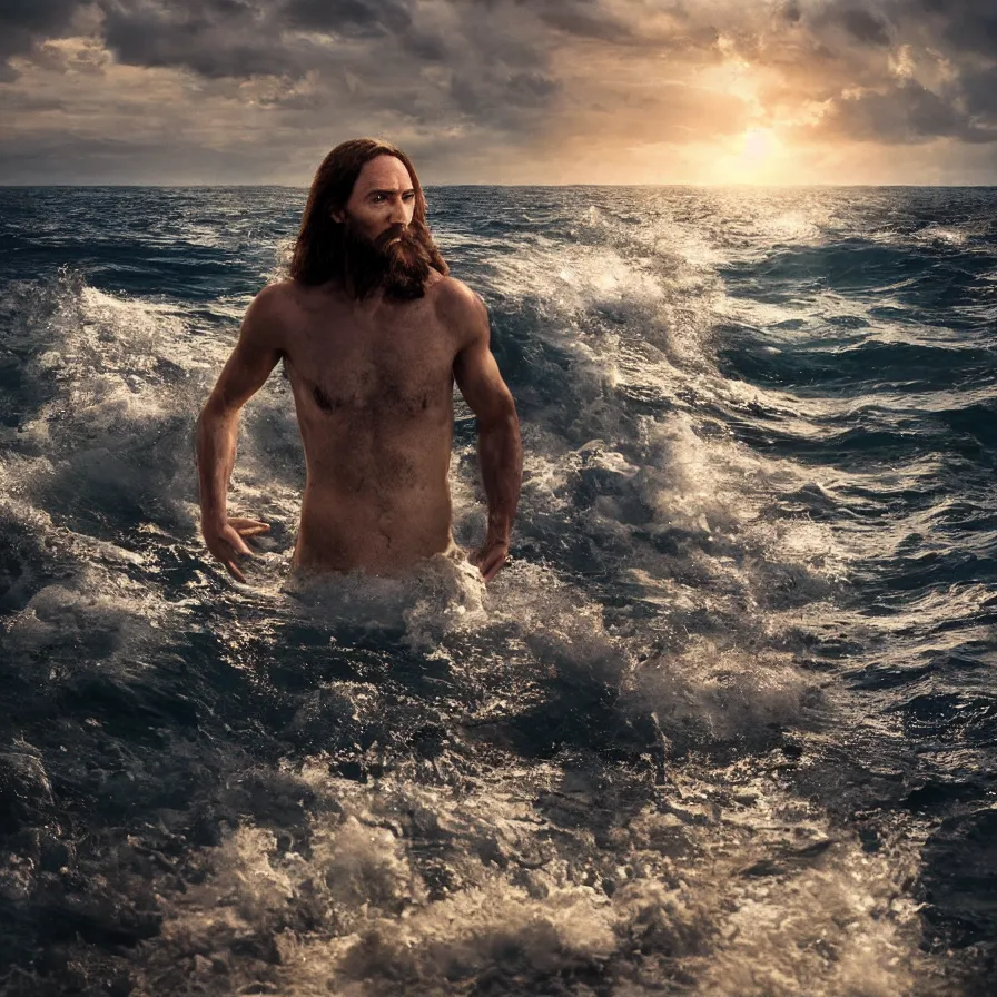 Image similar to Sea Jesus, National Geographic, photo, HD, 8k