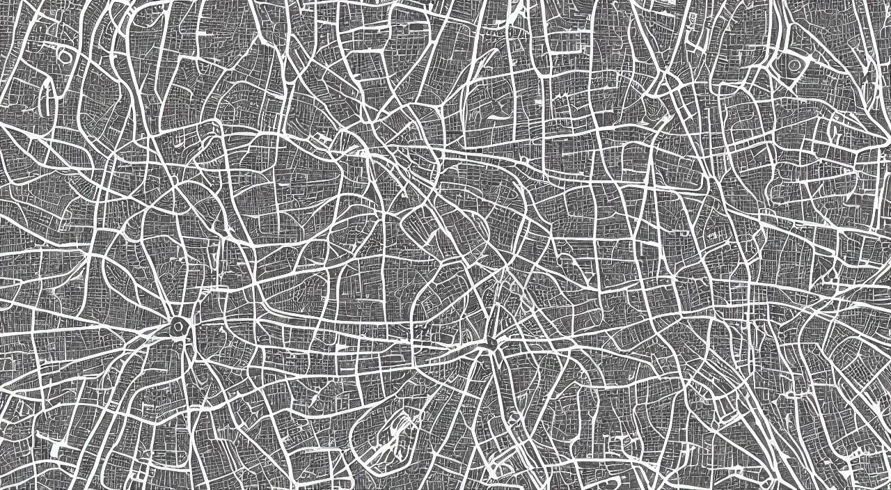 Image similar to london as an axon drawing, in vector drawing style of charles williams