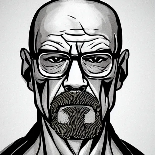 Prompt: jacked sigma muscley walter white