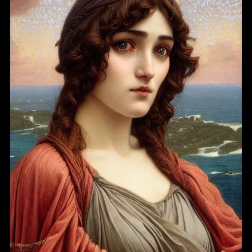 Prompt: realistic detailed close up Pre-Rafaelite portrait of a Sith Lord by John William Godward, Anna Dittman and Karol Bak, Art Nouveau, Neo-Gothic, Neoclassical, rich deep colors