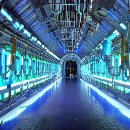 Prompt: cherenkov radiation