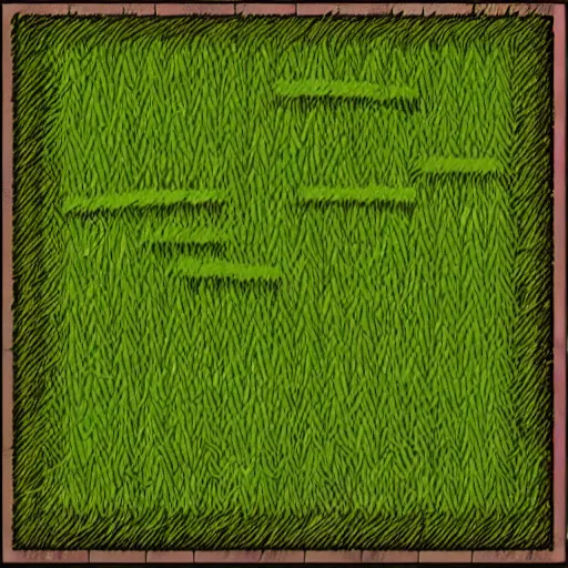 Prompt: cartoon grass texture material for game, top view, low details