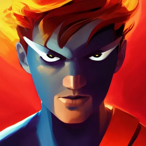 Image similar to face icon stylized minimalist x - men, loftis, cory behance hd by jesper ejsing, by rhads, makoto shinkai and lois van baarle, ilya kuvshinov, rossdraws global illumination