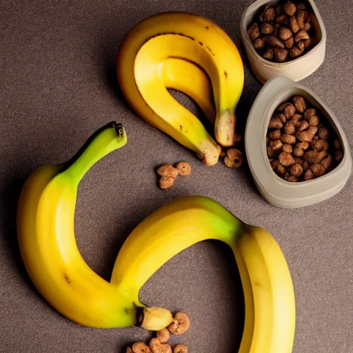 Image similar to a professional photo of a new package for Banana Slug Cereal, studio lighting, 85 mm lens,