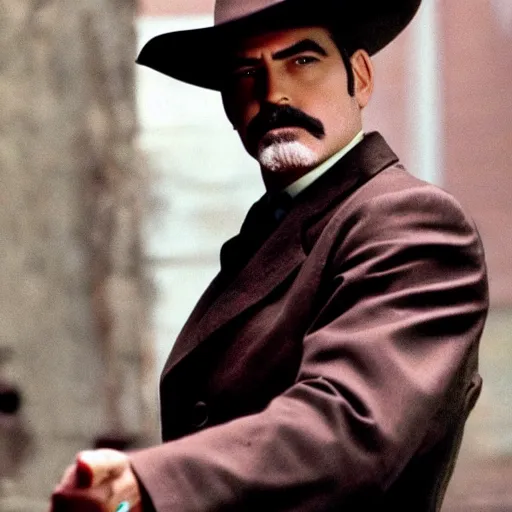 Prompt: george clooney as wyatt earp