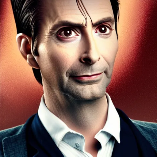 Image similar to david tennant as iron man