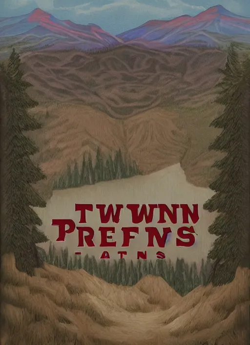 Image similar to Twin Peaks artwork by Sam Weber