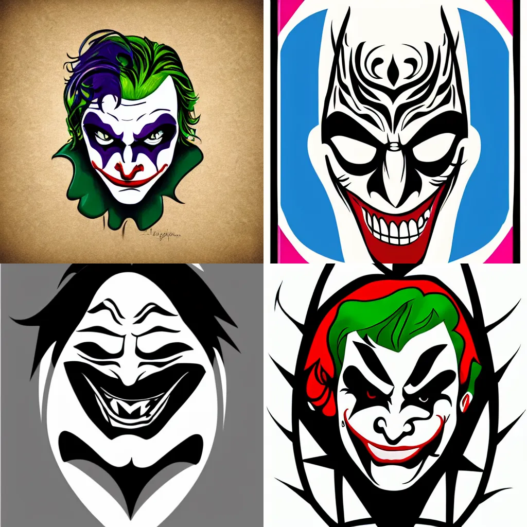 Captivating Joker Smile Tattoo Design