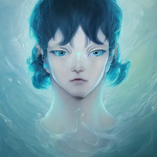 Prompt: prompt : ice character portrait soft light painted by james jean and katsuhiro otomo and erik jones, inspired by evangeleon anime, smooth face feature, intricate oil painting, high detail illustration, sharp high detail, manga and anime 1 9 9 9