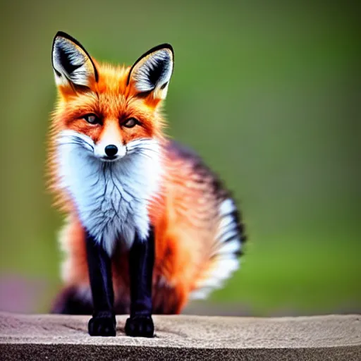 Image similar to a fox - cat - hybrid, animal photography