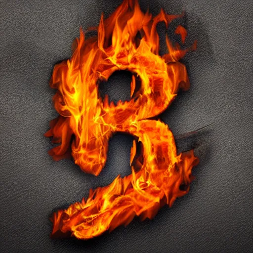 Image similar to logo of the letter A on fire