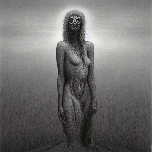 Prompt: terror by zdzisław beksinski, by zdzisław beksinski, by zdzisław beksinski, by zdzisław beksinski, by zdzisław beksinski