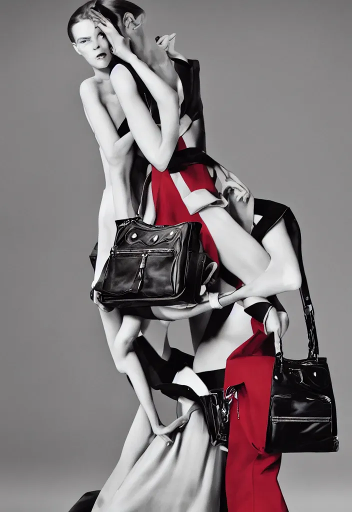 Image similar to Balenciaga advertising campaign