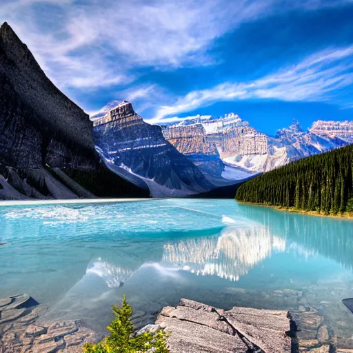 Prompt: banff national park